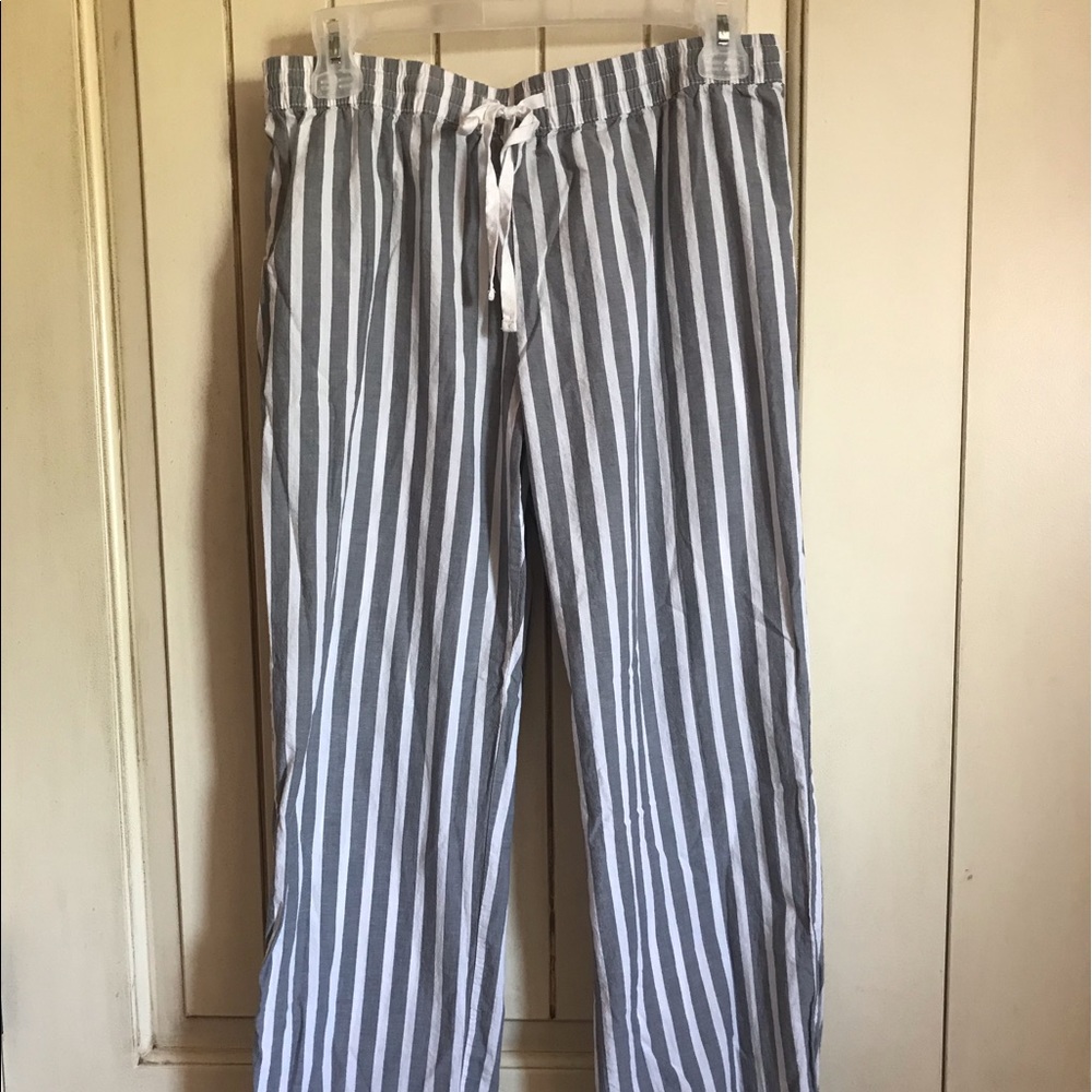 striped pj pants
